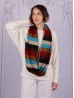 Jersey Loop Strips Print Scarf